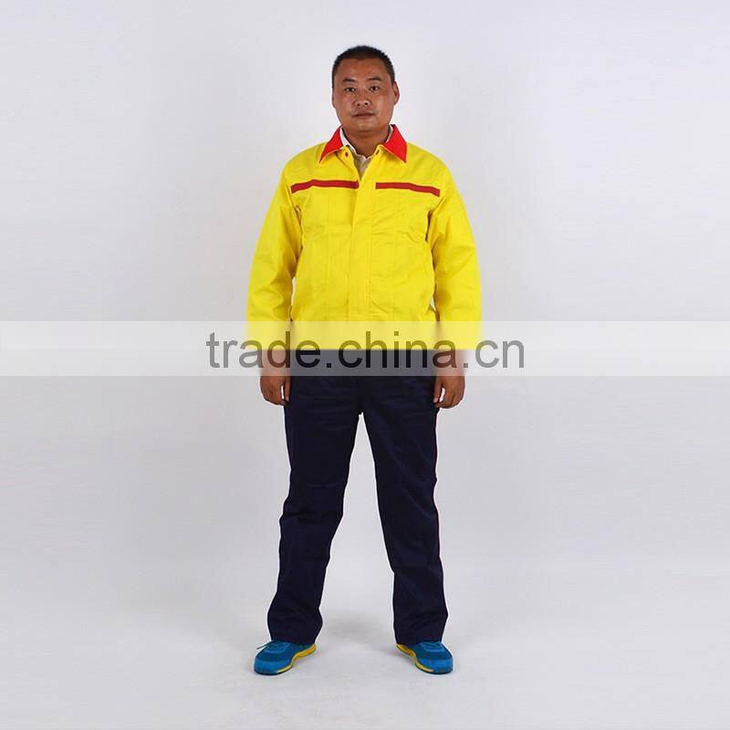 High quality Winter antistatic workwear uniform with reflective tape