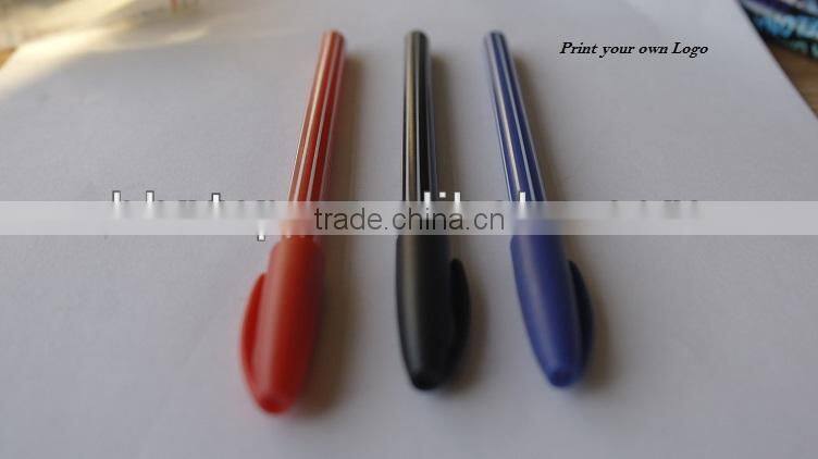 BHNPP4484 Ballpoint Pens Promotional Gift Plastic Stripe Ballpint Pen For sale