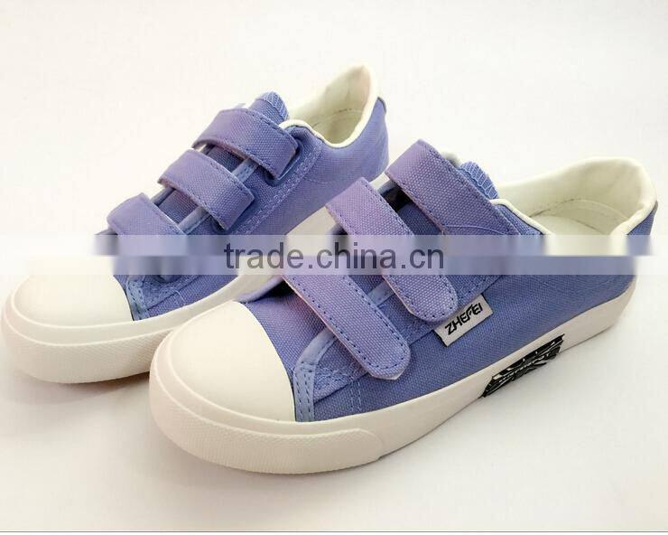 GZY Factory Guangzhou velcro cheap price canvas shoes stock
