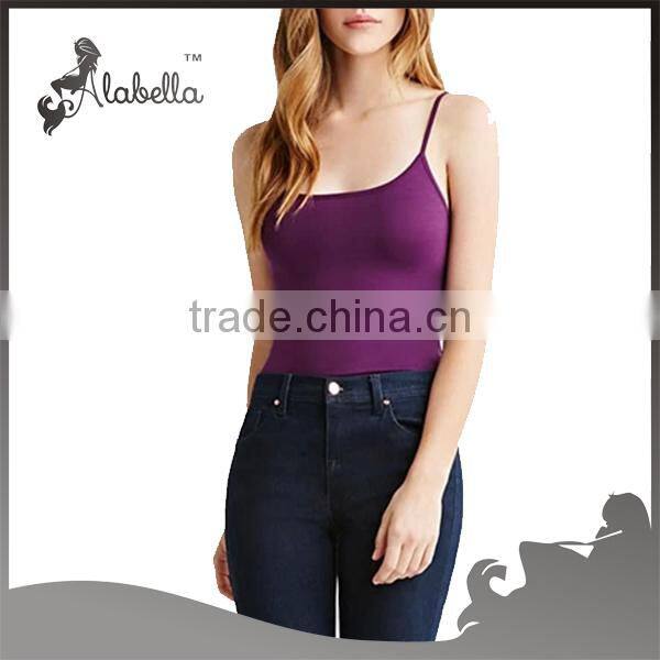 Solid color tank top wholesale plain tank tops neckline