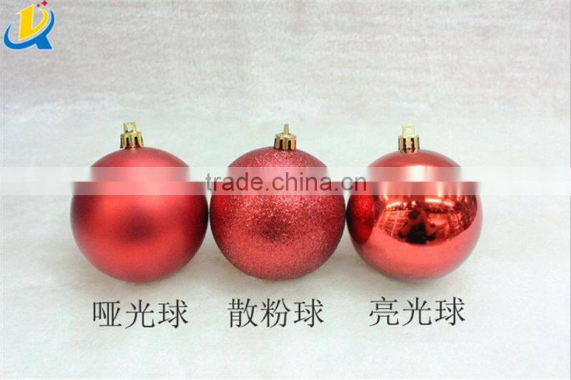 household party decoration white plastic christmas ornaments balls