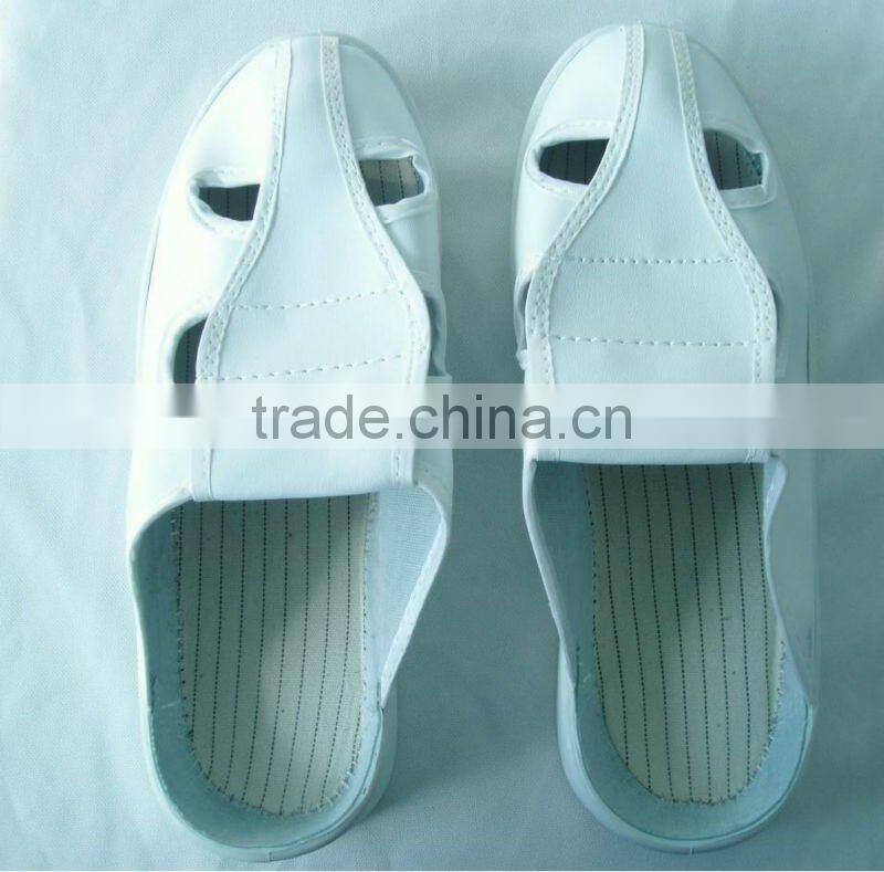 cleanroom used 4- holes ESD PVC shoes / antistatic shoes