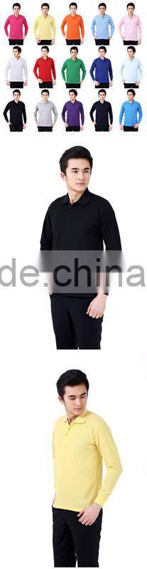 Wholesale plain hot sale own design cotton/polyester polo shirts for man