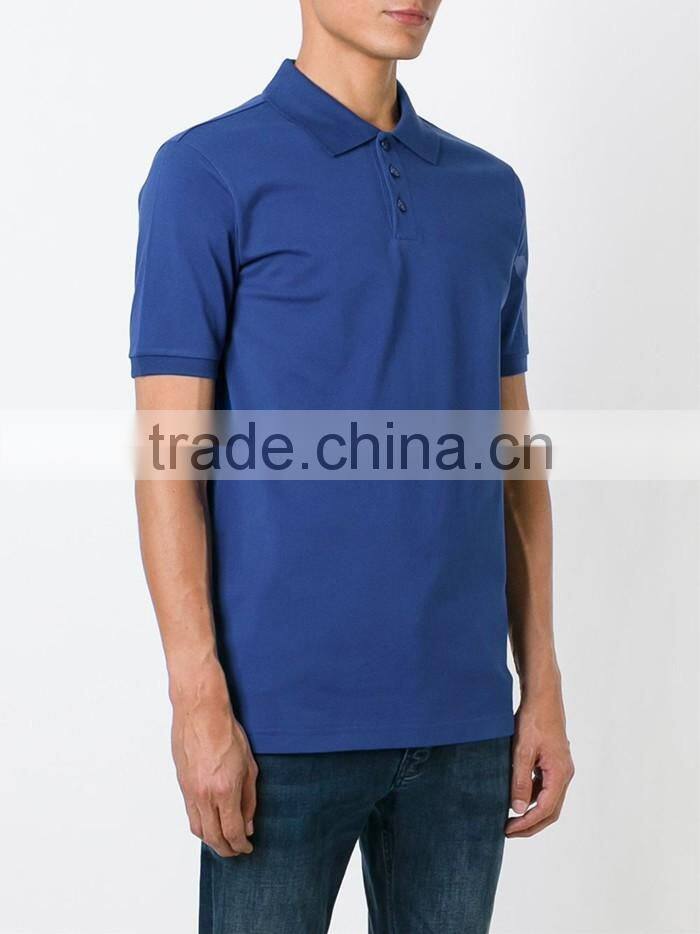 Blue 100 cotton classic uniform polo shirt factory wholesale China