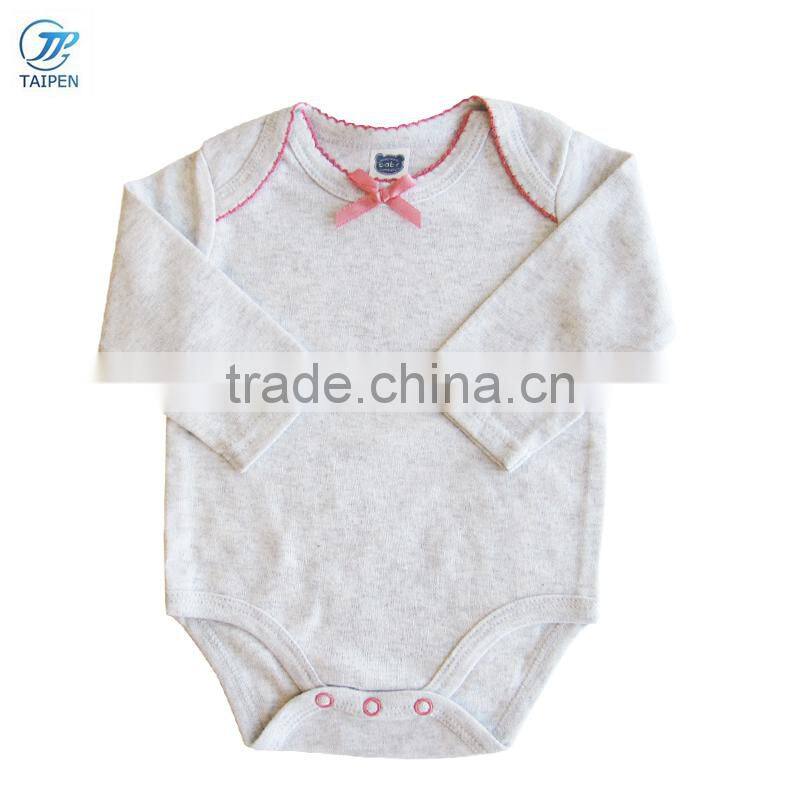 2pcs Sets Baby Sleepsuit 100% Cotton Long Sleeve Top And Stripe Footed Pants Kids Clothes Set