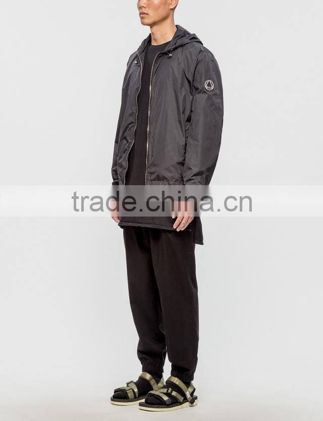 Cheap high quality men running windbreaker hoodie jacket