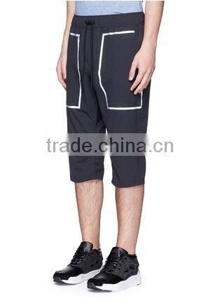 man fashion tactical capri pants new design with shinny thread 2016,tactical pants men's