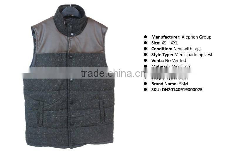2014 2014 sleeveless jackets for men waist coats