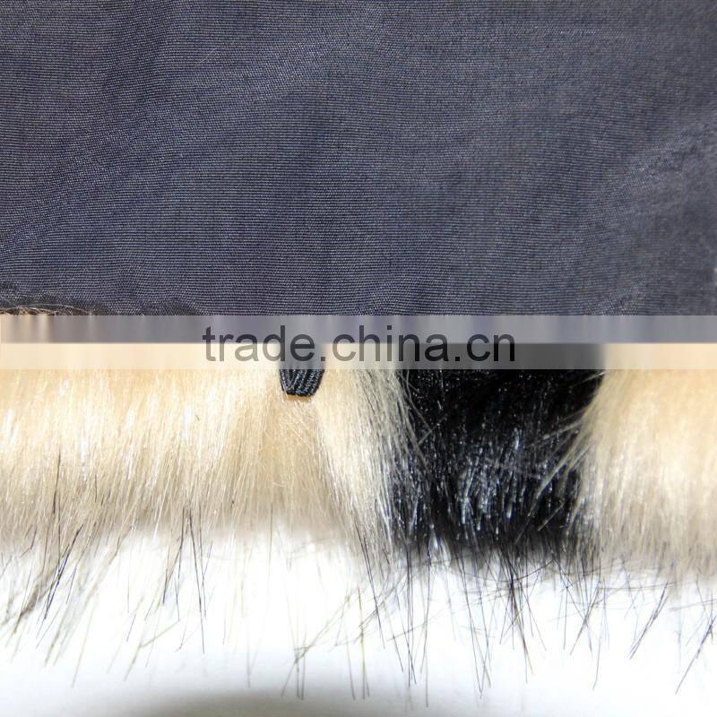 Vintage Fox Fur Faux Fur False Collar Noble MM Ring Down Article Wool Overcoat Patchwork Comfortable Faux Fur Collar