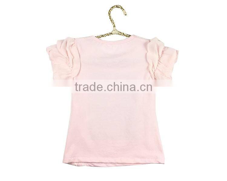2016 summer t-shirt new fashion baby girls clothe
