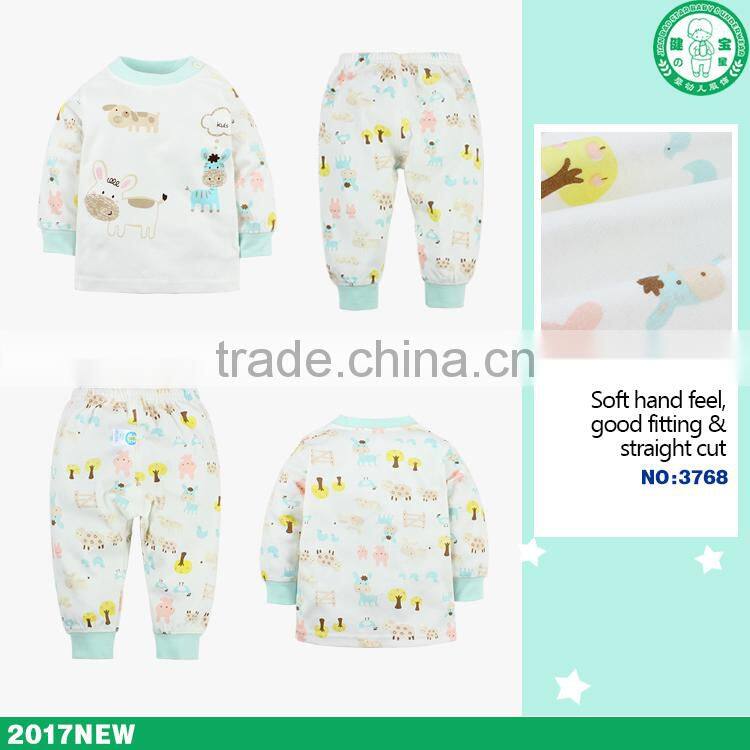 100% cotton health baby clothes wholesale china factory children clothing set