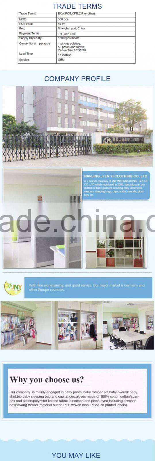 China Wholesalers Customized Red Striped Baby Bib Overalls