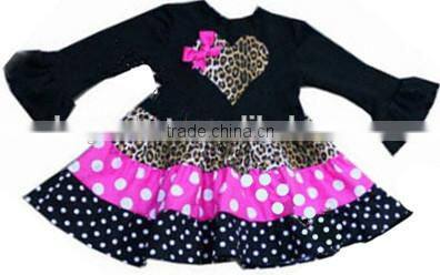 wonder kids clothing stripe girl back to school wear Wholesale girls dresses stripe children's dress