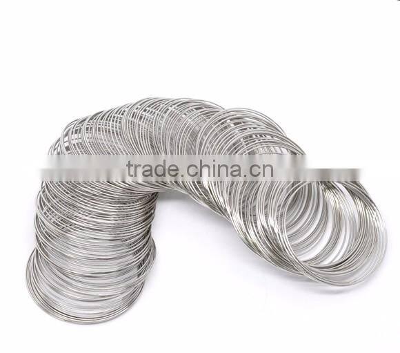 Wholesale Jewelry 40mm Dia. 0.6mm thick Loops Memory Beading Wire