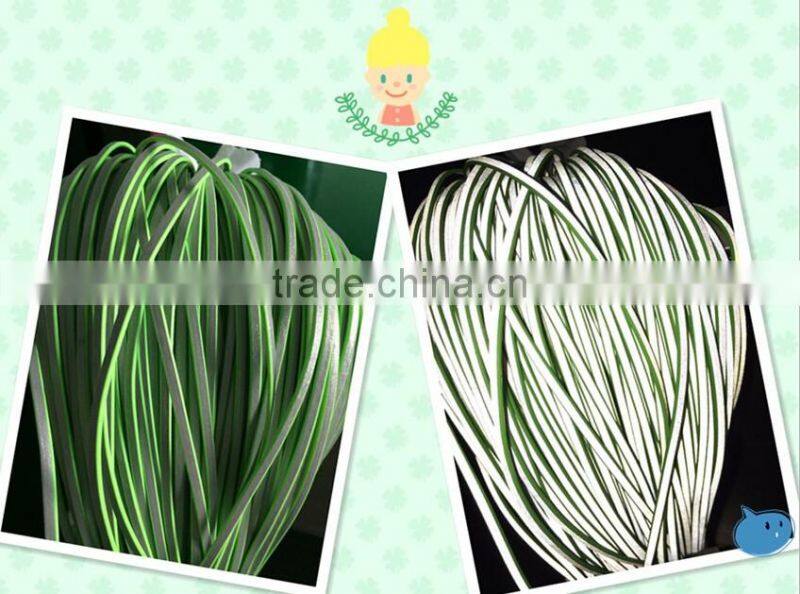 Luminous type reflective headphones line / glow in the dark ear hanging headphone cable Promotional