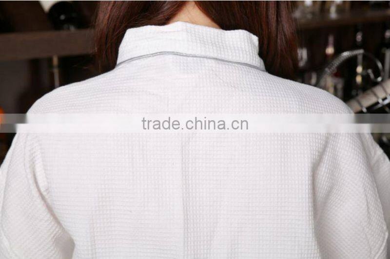 2016 Popular White Waffle Bathrobe