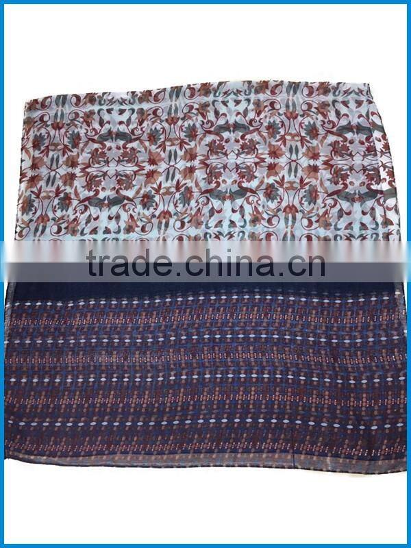 2017 latest new design fashion women's national style hijab scarf