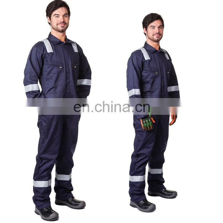 Custom 100%cotton fire retardant protection coverall for oil industry