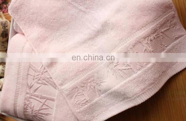 bamboo fiber fabric advertising use face towel oem logo