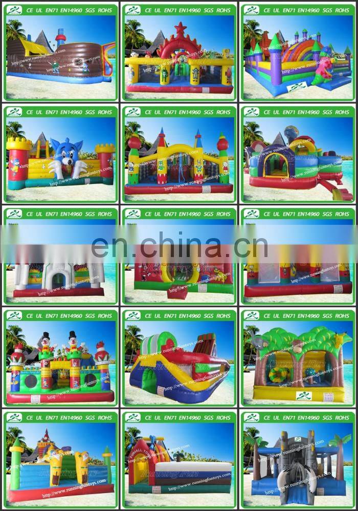 Giant inflatable bouncer slide with obstacle course on sale