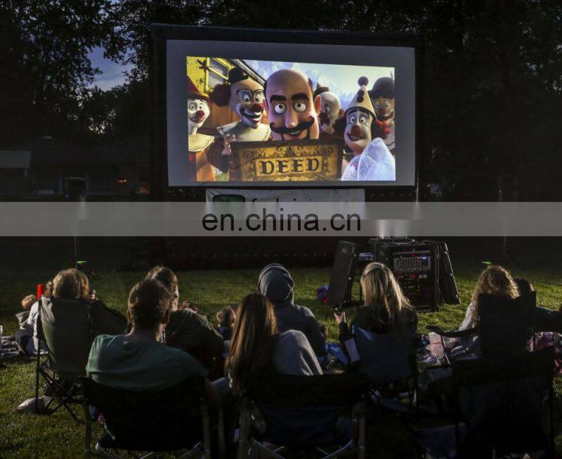 Outdoor inflatable giant screen home use big air cinema for families time
