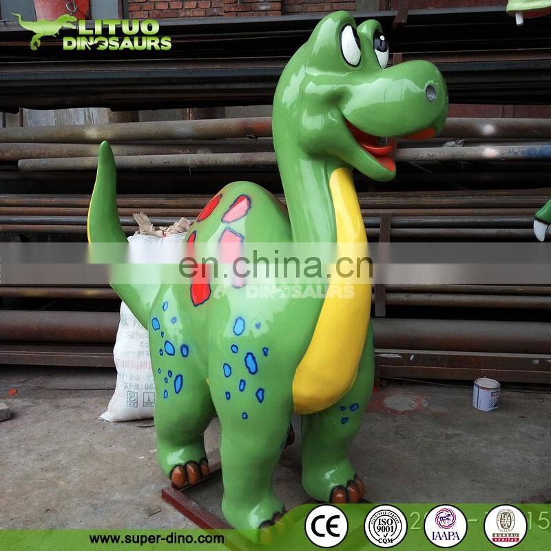 Indoor And Outdoor Decoration Cute Cartoon Dinosaur Model For Sale