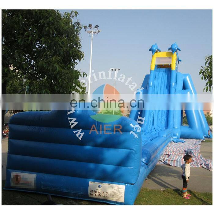 40m adult giant inflatable water slip and slide