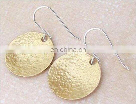 Brass earring,Alloy earring,Round brass earring