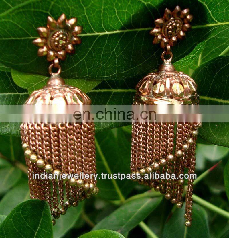 copper jewellery earrings manufacturer, copper jewelery earring exporter