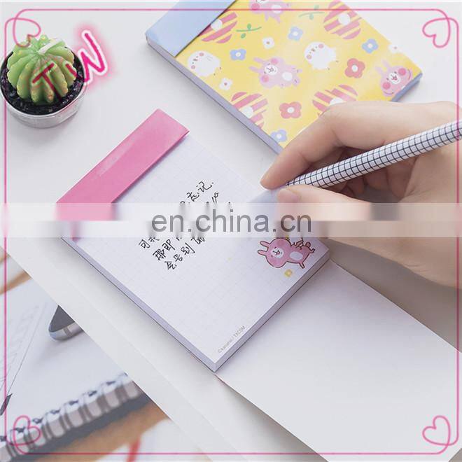 Factory Sale wholesale Office & School paper stationery Customized waterproof cartoon mini sticky notes in different sizes