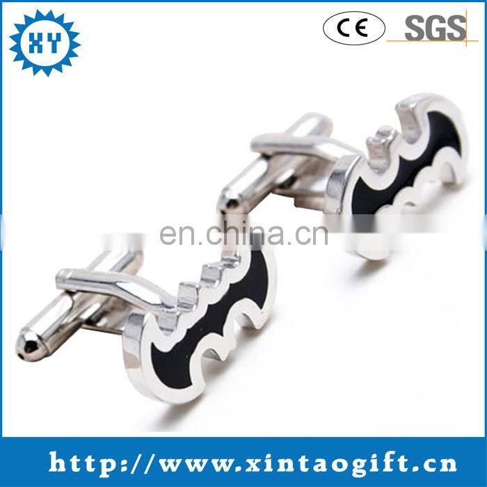 Copper diamond wholesale souvenir cufflink manufacturer