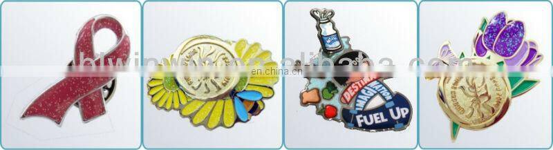 tiger Shaped Lapel Pin soft enamel