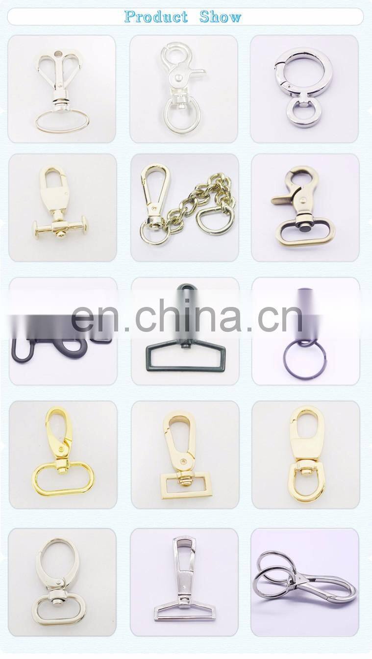 Zinc Alloy Swivel Metal Snap Hook For Bag Accessories