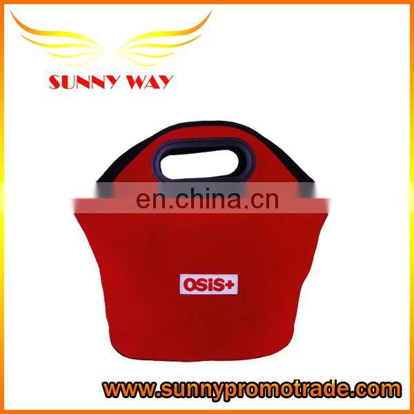 Customized Neoprene lunch bag wetsuit material picnic bag