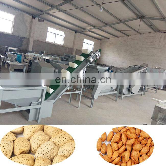 Pistachio Shell separationproductionline almond crushing machine