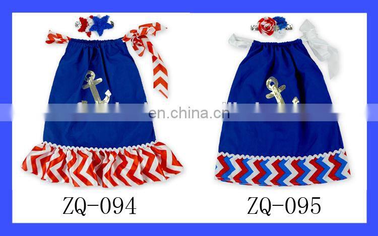 2019 Valentines Heart Shape Cotton Kid Dress Pillowcase Hand Embroidery Designs for Baby Dress Baby Dress Pictures