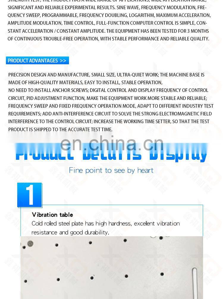 Durable High Frequency Vibration Table