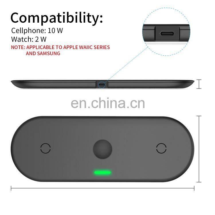 Wireless Charger Station 3 In 1 Magetic Charging Dock Compatible For Mobile Phone