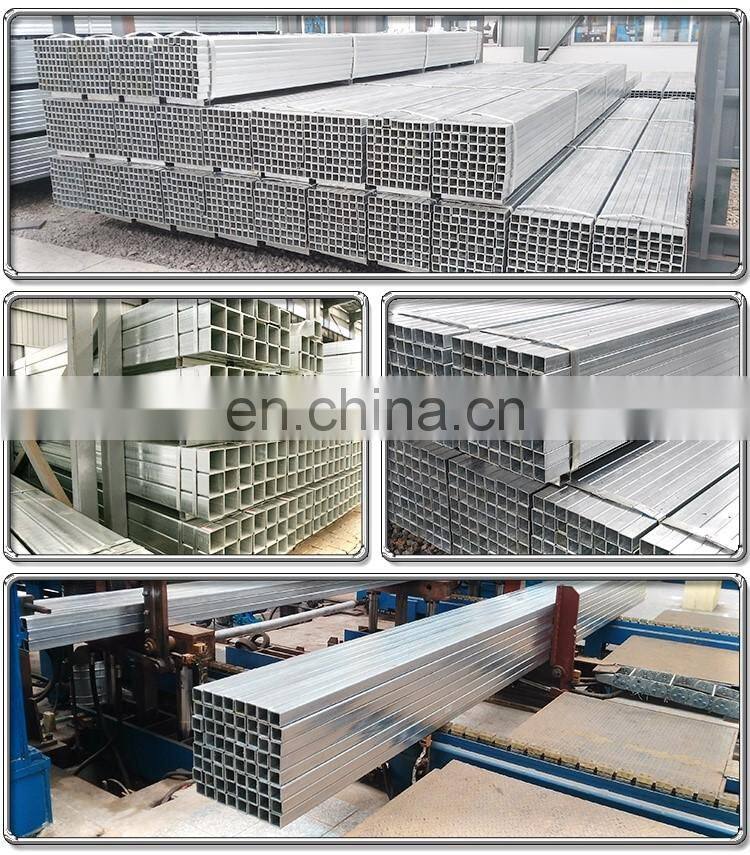 25x25 , 38x38 , 40x40 Galvanized MS Square Pipe with Full Sizes for Steel Structure