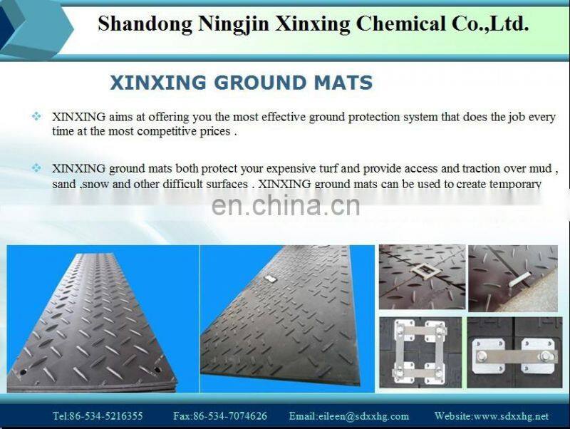 UHMW-PE Heavy Duty Ground Protection Mats, Wetland Access Roadways hdpe road plate