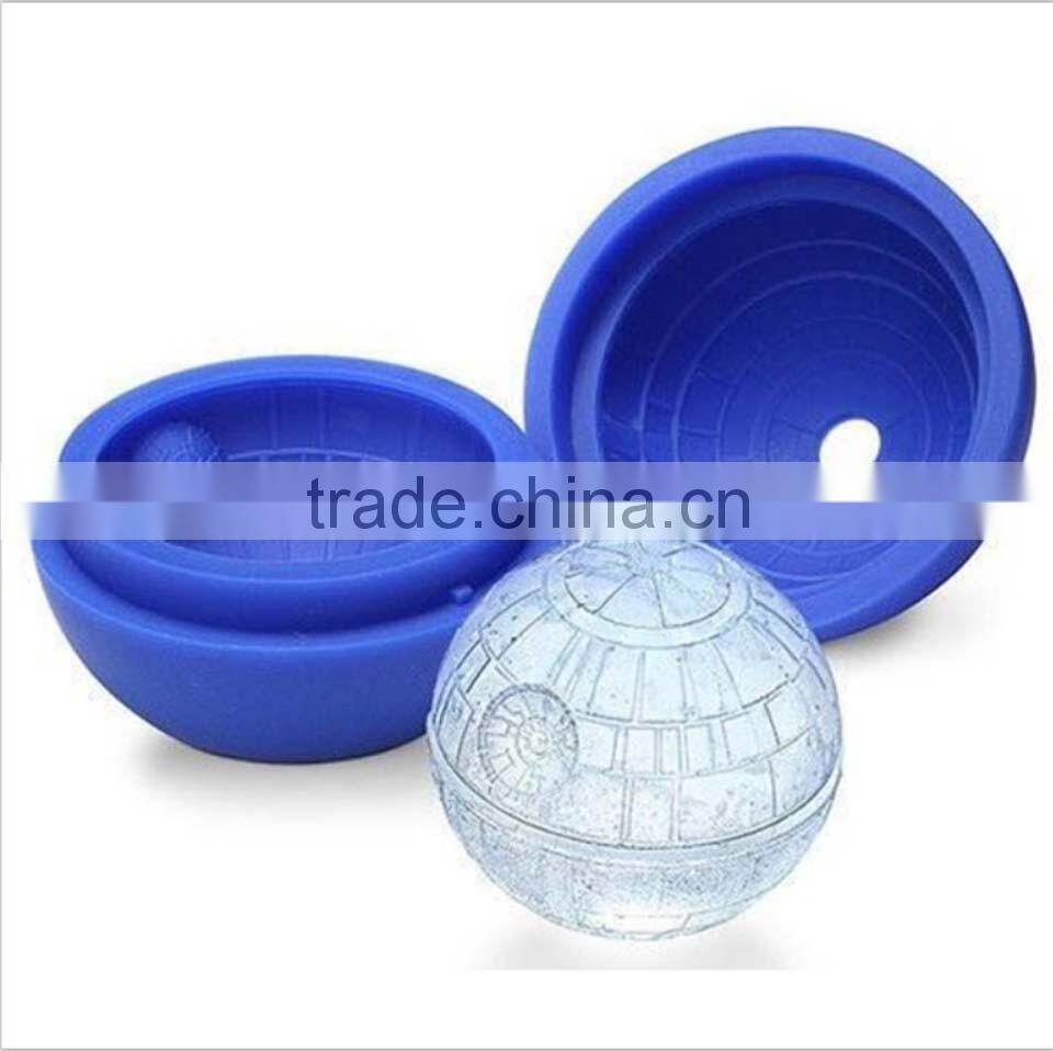 silicone ice cube ball makers& Silicone ball shaped ice cube tray &silicone Ice Ball Mold