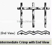 low price and high quality 304 stainless steel Crimped wire mesh(Anping factory & supplier)