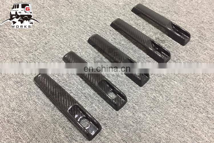 W463 door handle cover fit for G-class W463 all year DRY carbon fiber material G63 door handle cover