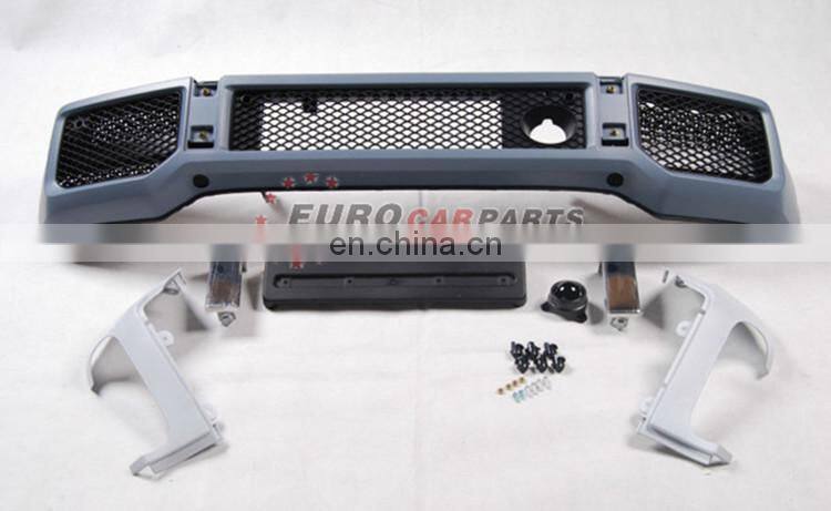 G class w463 full body kits for G350 G500 G55 upgrade to G63 G65 front bumper grille over fenders side mirror headlights cover
