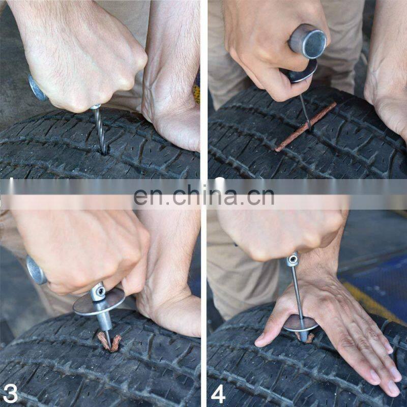 Car Flat Tubeless Tire Plug Repair Kit