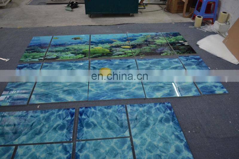 TV background 3d tiles customized shape in any size