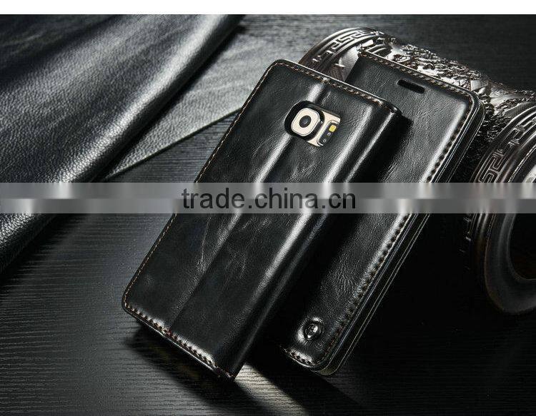Accessory cover case, wallet leather cases for Samsung S6,phone case for s6