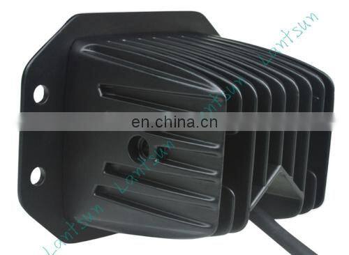 Lantsun LED814FC 4.8inch spot/flood 8 /60 degree For jeep for wrangler auto flash led light led offroad light Aluminum Alloy