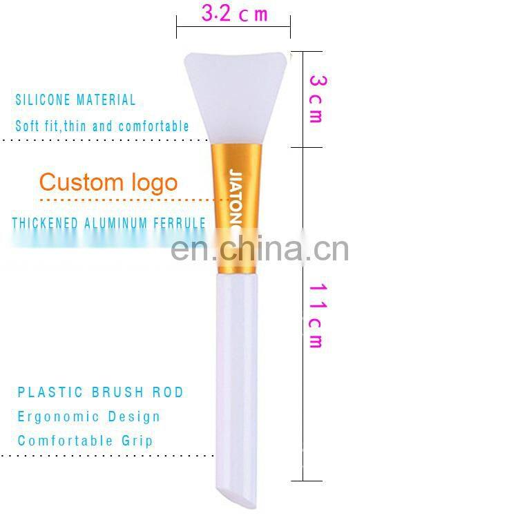 High quality Facial flat mask brush private label silicone beauty tools cosmetic brushes Mud Mask makeup Brush