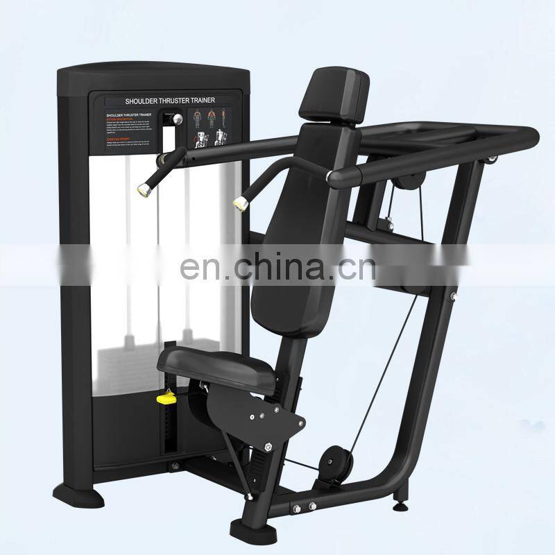 Commercial Gym Fitness Machine Pin Loaded Gym Equipment Shoulder Press Machine for Gym Use